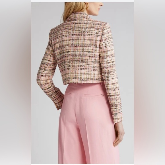Hugo Boss jappa tweed crop multicolor jacket - Picture 6 of 8